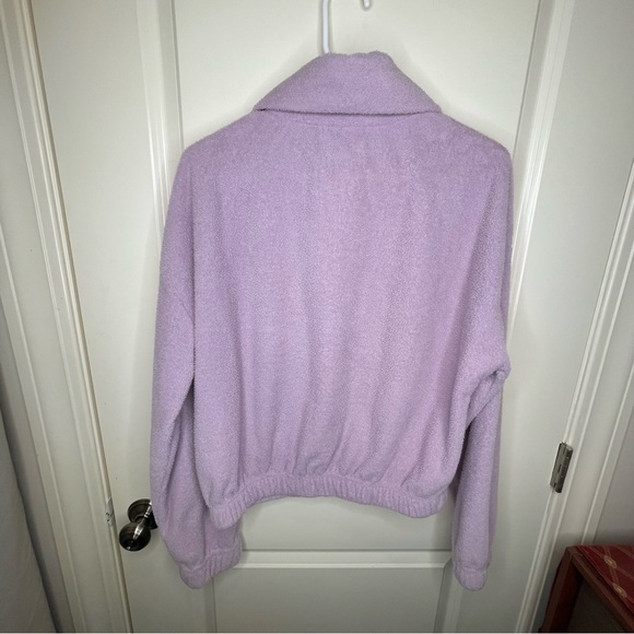 Urban Outfitters Lilac Quarter Zip Top Sweatshirt Sz M - Picture 8 of 16